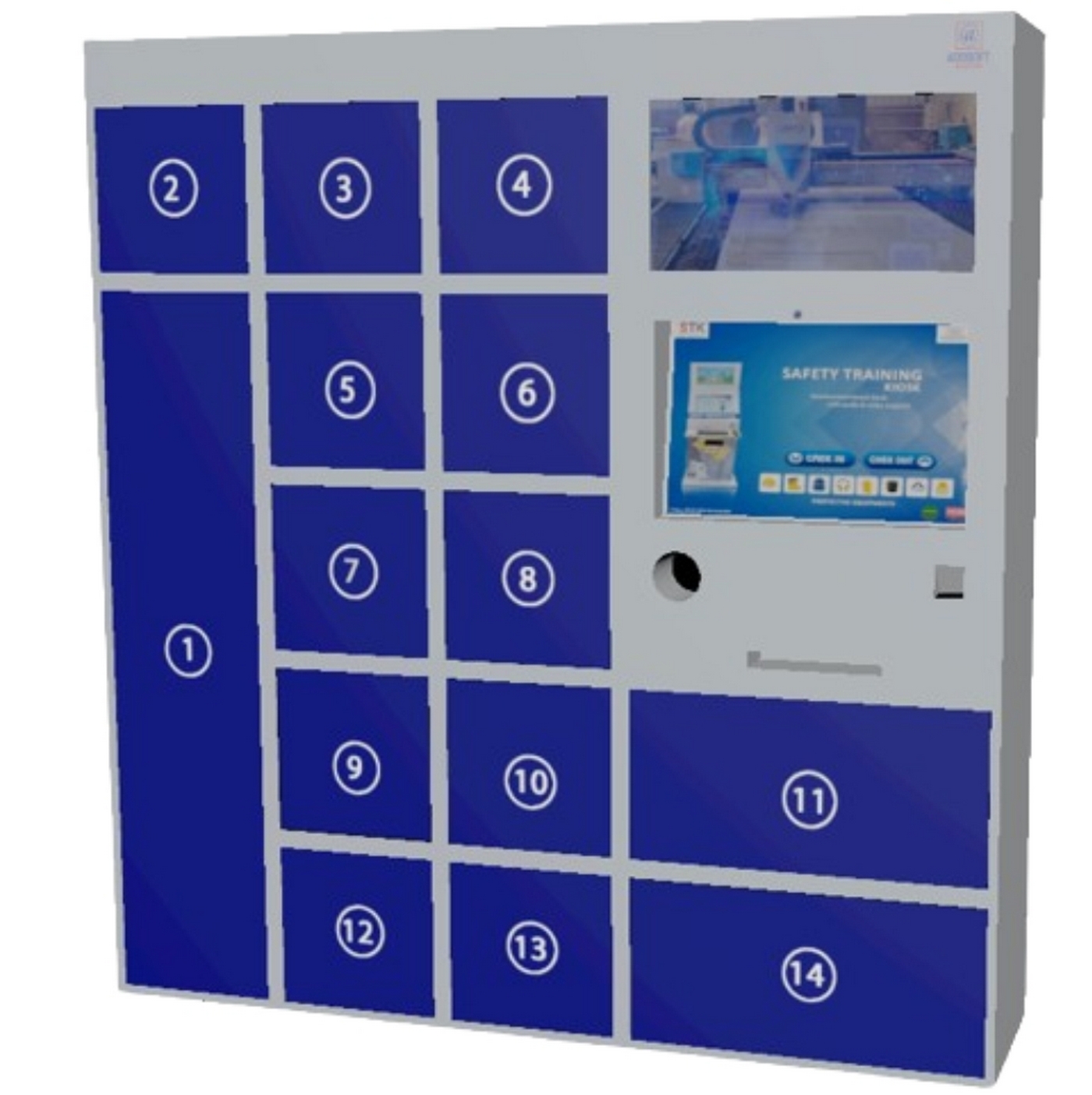 Safety Training Kiosk (STK) made in India for different industries